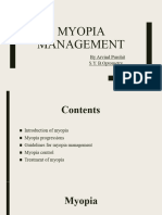 Myopia Management: by Arvind Purohit S.Y. B.Optometry