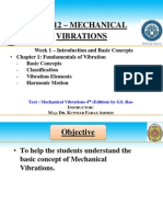 Mechanical Vibrations Week 1