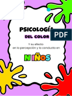 La Psicología Del Color y Su Efecto en La Percepción y La Conducta en Niños