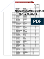 Resultados 2º Examen de Ranking