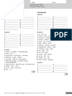 EF4e Uppint Endtest A Answer Sheet