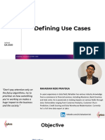 Data MBA - 11 - 20 - Defining Use Cases