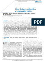 Robust Inter-Vehicle Distance Estimation Method Based On Monocular Vision