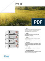 Datasheet Deye LV 3u Battery