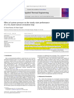 6) Effect of System Pressure On The Steady State Performance of A CO2 Based Natural Circulation Loop