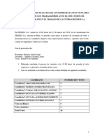 Modelo de Acta Del Proceso de Eleccion de Los Representantes Titulares y Suplentes de Los Trabajadores Ante El Comité de Seguridad y Salud en El Trabajo de La Entidad