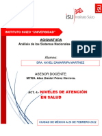 Tarea 1.4 Niveles de Atención en Salud