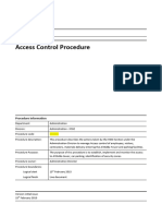 Access Control Procedure