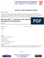 RRB Alp CBT 1 Previous Year Question Paper 15667