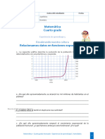 Relacionamos Datos en Funciones Exponenciales