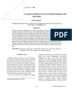 Nonlinear Finite Element Analysis of Reinforced Concrete Slab Strengthened With Shear Bolts