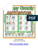 Demopcs Creepycrawlyantonyms Filefoldergame Previewpdf