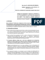 Suspención de EC Desconociendo El Cargo