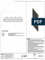 Design No. UL U407: (406 MM) 16" (406 MM) 16" (406 MM) 16" (406 MM) 16"