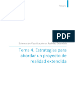 Tema 4. Estrategias para Abordar Un Proyecto de Realidad Extendida