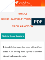 Circular Motion Mcqs Marvel