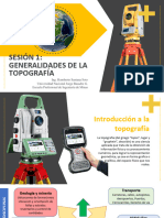 Sesión 1 - Generalidades de La Topografía