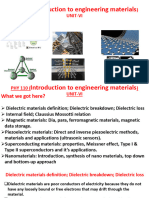 Engineering Materials PHY110 Unit VI