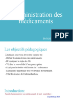 L'Administration Des Médicaments