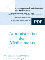 Administration Des Médicaments