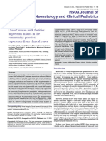 Use of Human Milk Fortifier in Preterm Infants in The Community Practical Experience From Clinical Cases