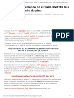 Diagrama Esquemático Do Circuito SM4186 IC e Detalhes de Tensão Do Pino - Pixels Ornamentados (Eletrônicos)