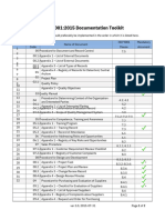 List of Documents ISO 9001 Documentation Toolkit en PDF