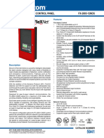 CAT-5941 FleX-Net FX-2003-12NDS Network Fire Alarm Control Panel