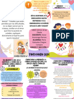 Folleto Triptico Actividades Infantiles Organico Multicolor