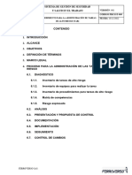 PRCSST - 009 Procedimiento para Tareas de Alto Riesgo