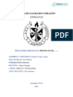 Formato Del Informe Del Proyecto, Área de Alternativa de Solución Tecnológica