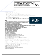 CLASS 10 Biology Holiday Home Work