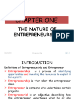 Entrepreneurship Short Note