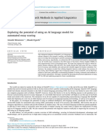 2.2.4 Automated Scoring (Mizumoto & Eguchi, 2023)