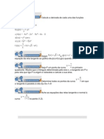 Calcule A Derivada de Cada Uma Das Funções Abaixo