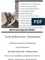 6º Aula Teoria Burocratica e Estruturalista