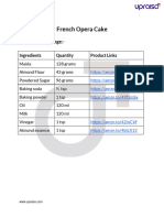 French Opera Cake