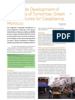 Morocco Sustainable Development of Megacities of Tomorrow: Green Infrastructures For Casablanca