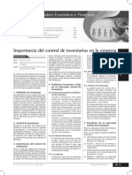 Importancia Del Control de Inventarios en La Empresa (Artículo) Autor Willian Laveriano