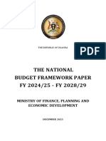 National Budget Framework Paper NBFP FY 2024 25 - 231213 - 162416