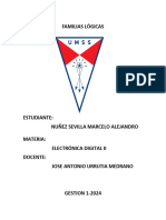 Informe Sobre Características Técnicas de Las Familias Lógicas TTL, CMOS y ECL