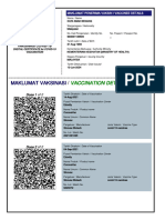 Maklumat Vaksinasi: Vaccination Details