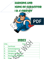 Charging and Discharging of Capacitor in R-C Circuit