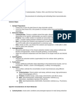 Extraction and Estimation of Carbohydrates, Protein, RNA and DNA From Plant Source Complete Procedure