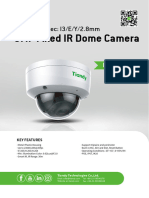 3MP Dome IP Camera TC-C33KN Spec-I3-E-Y-2.8mm