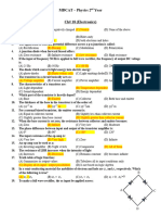 CH # 18 (Electronics) - Physics 12 (TC)