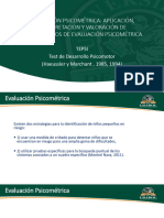 (PSI-304) T7-09.1 TEPSI - Aplicación, Interpretación y Valoración de Instrumentos de Evaluación Psicométrica