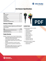 Rightsight Photoelectric Sensors Specifications: Summary of Changes