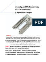 Instructions Jig M16 Pocket Adapter