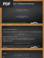 MAT060 13 Implicit Differentiation Bent Usman